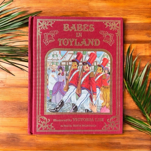 VINTAGE 1990 Babes in Toyland - Illustrated by Victoria Lisi - Hardcover - Picture 1 of 12